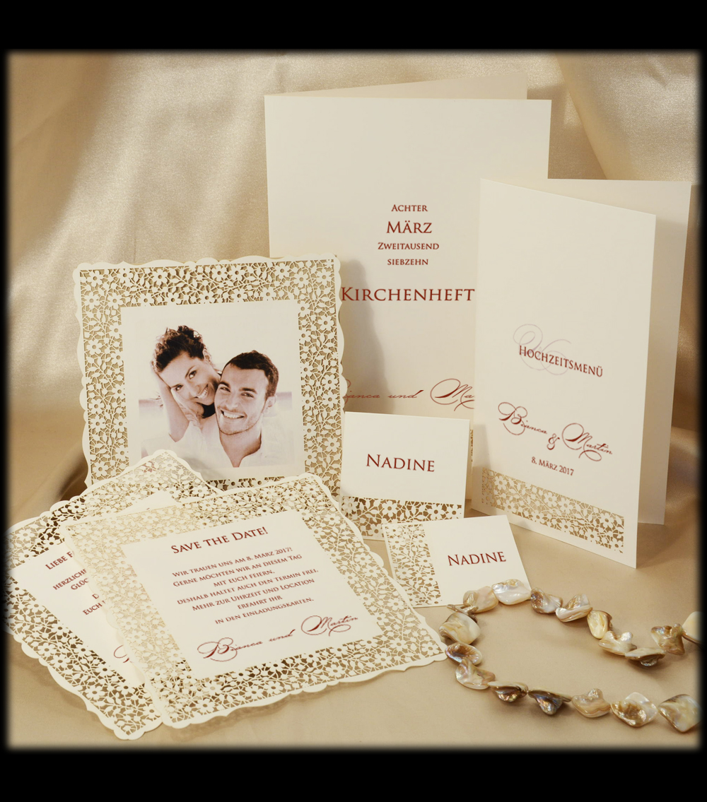 Hochzeitskarten-Set  D 2309