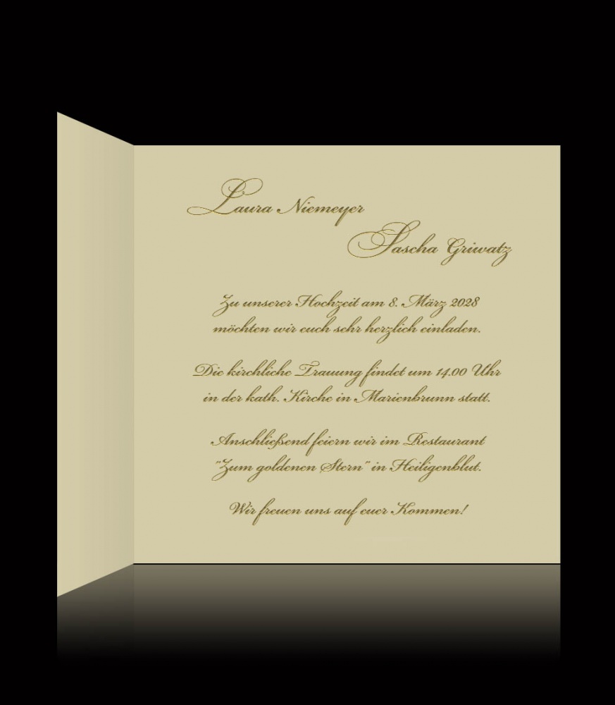 Hochzeitseinladungen C 7404