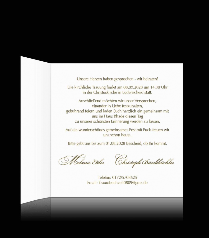 Hochzeitskarten C 0305