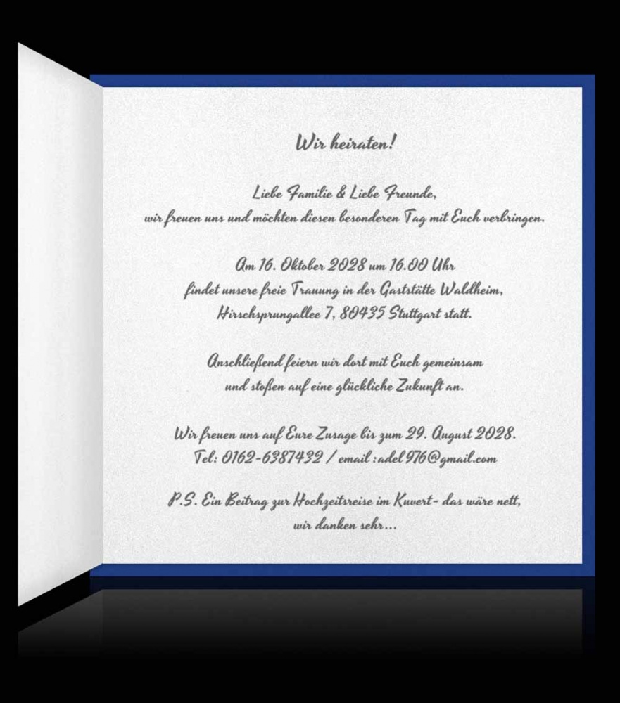 Hochzeitskarten C 2809
