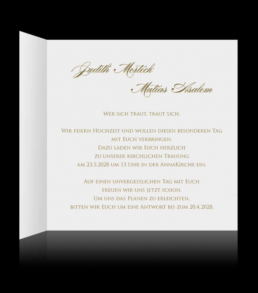 Hochzeitskarten C 2906