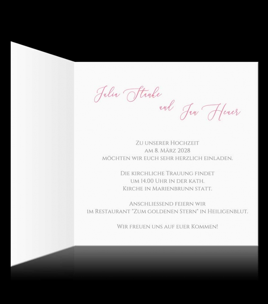 Hochzeitskarten C 3905