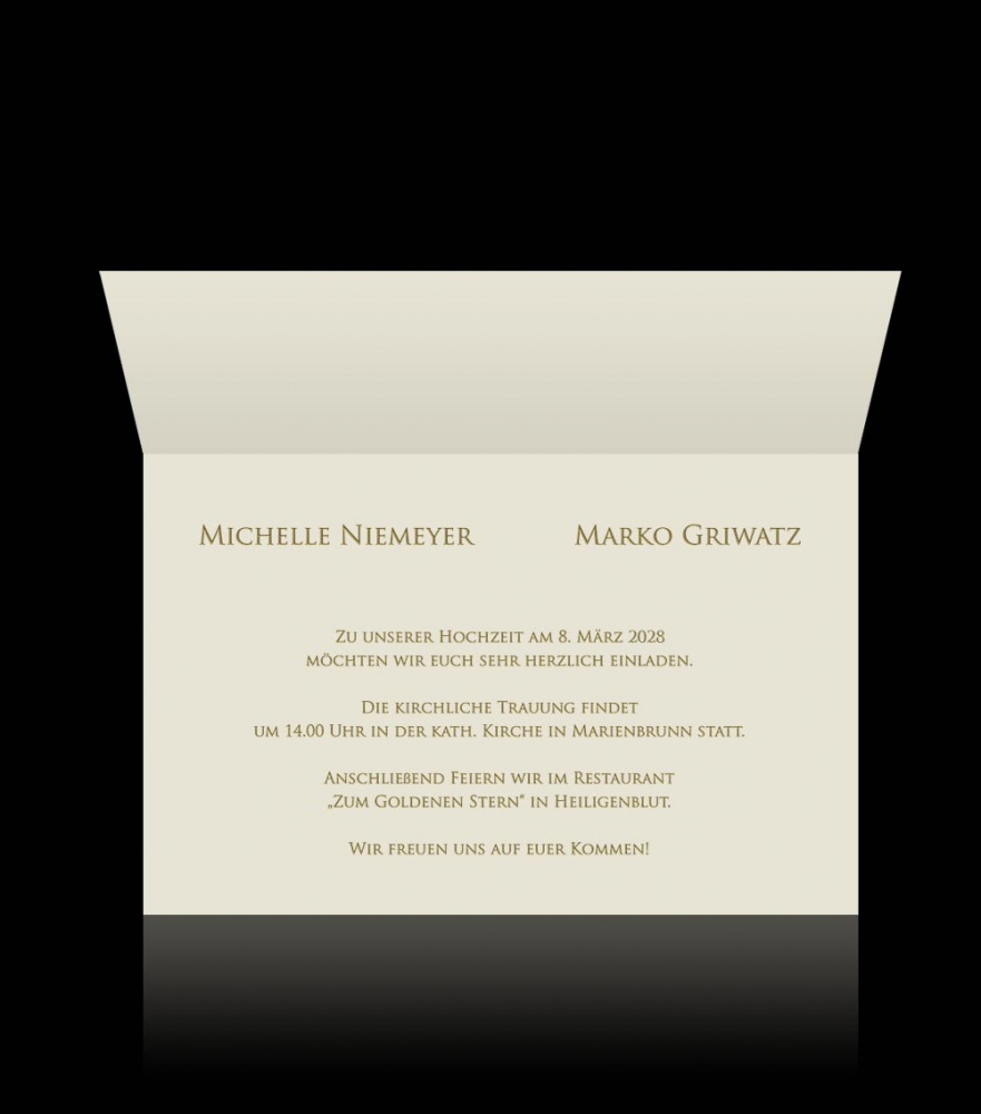 Hochzeitskarten D 2102