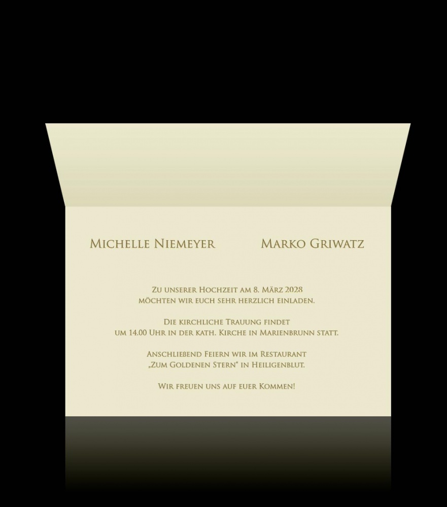 Hochzeitskarten D 2103