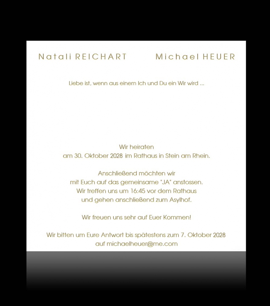 Hochzeitskarten D 2302