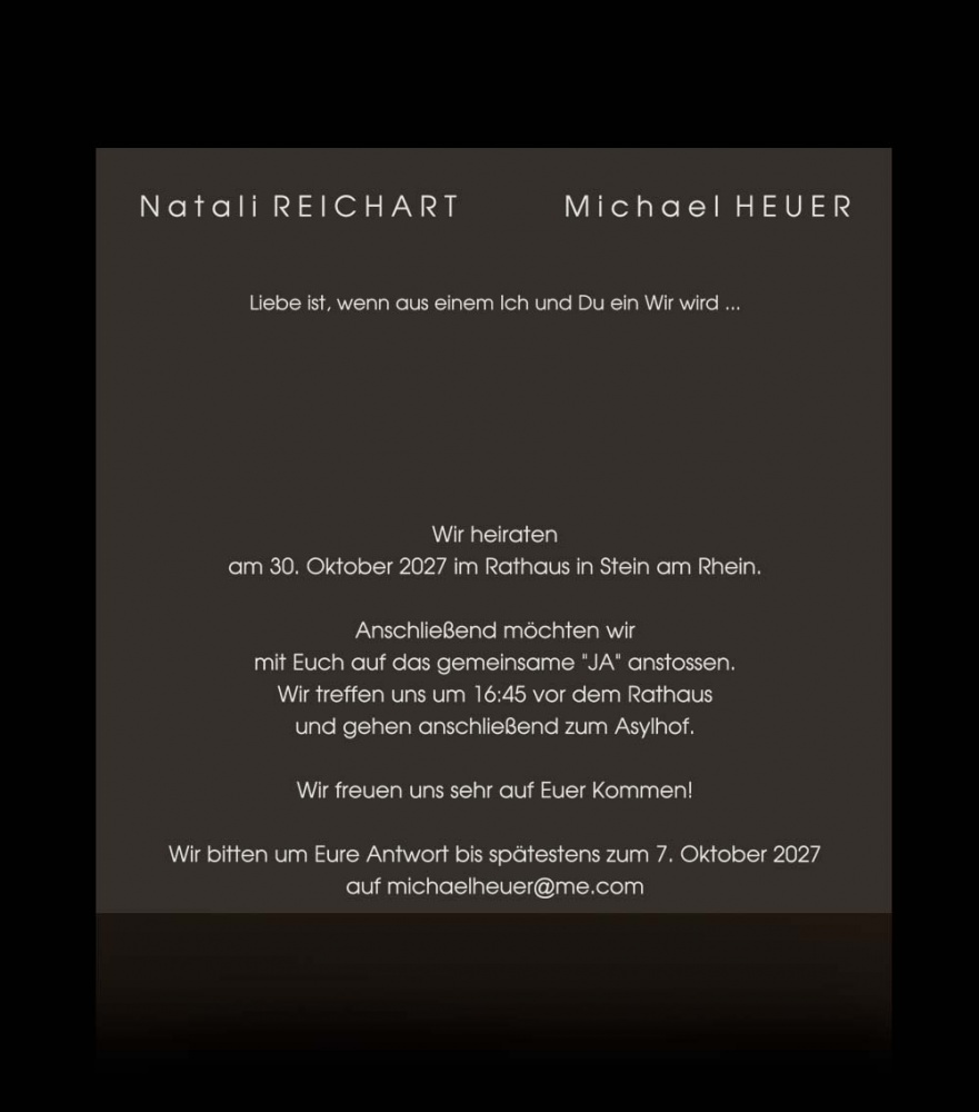 Hochzeitskarten D 2303