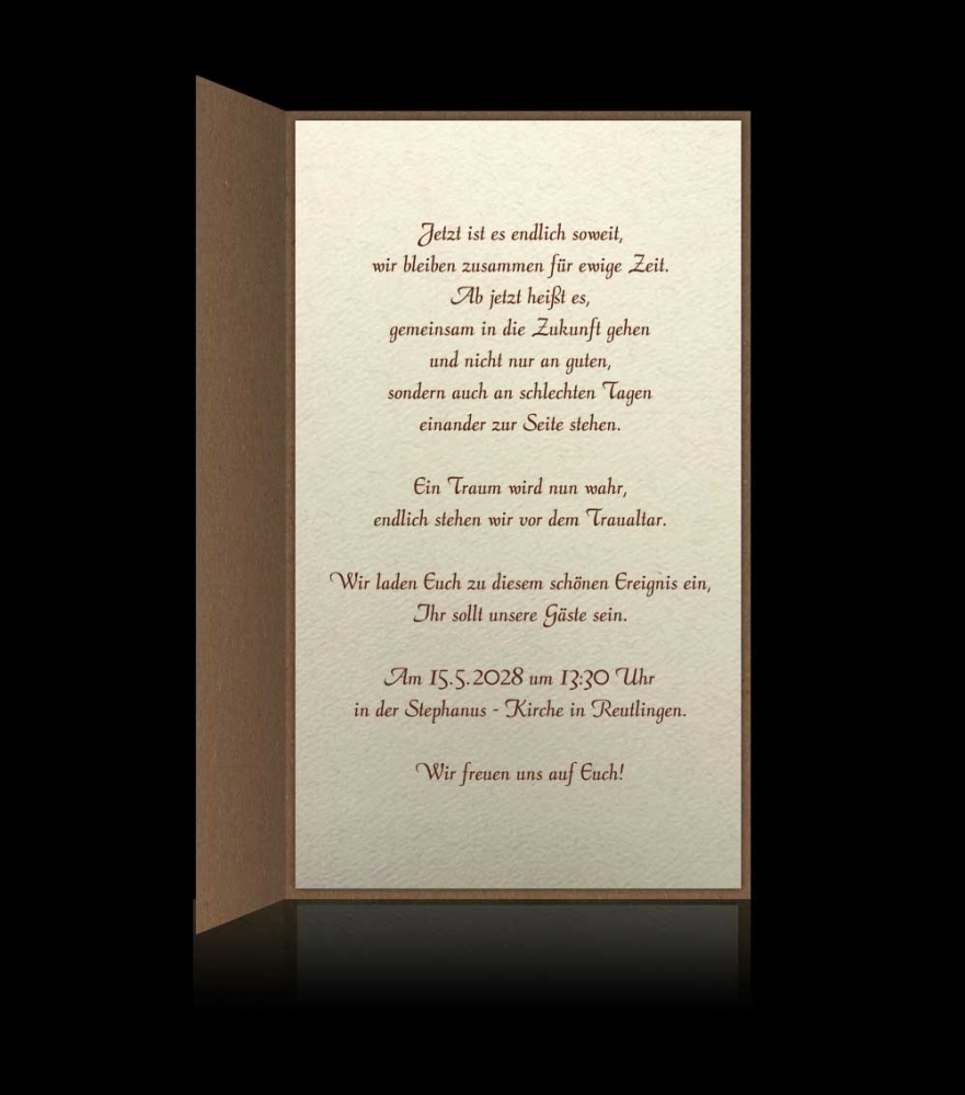Hochzeitskarten D 2504