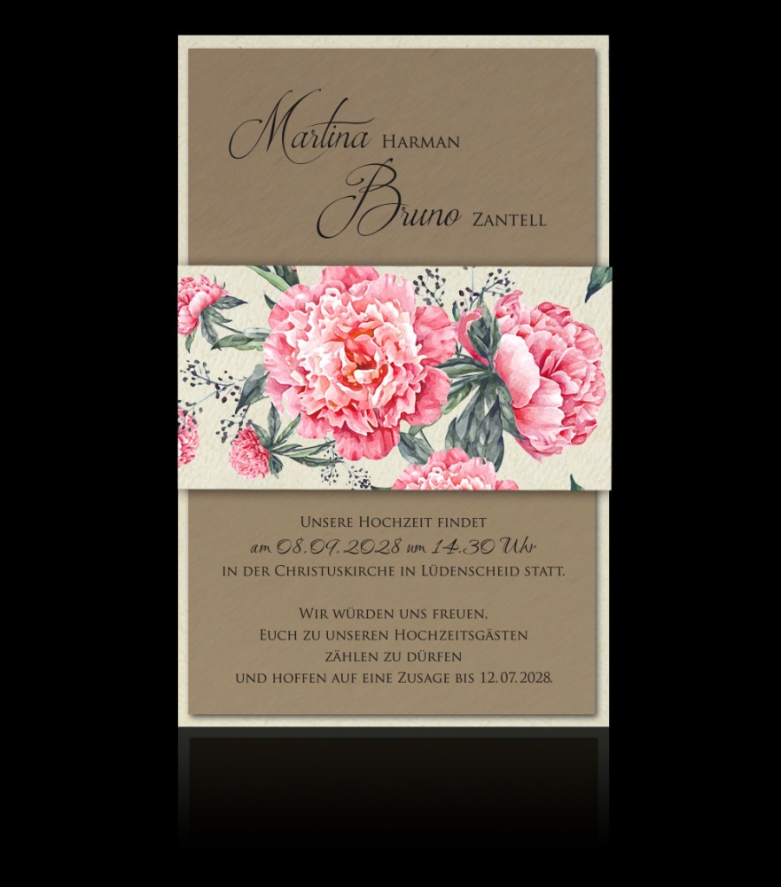 Hochzeitskarten D 2907