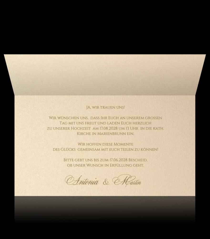 Hochzeitskarten D 3407