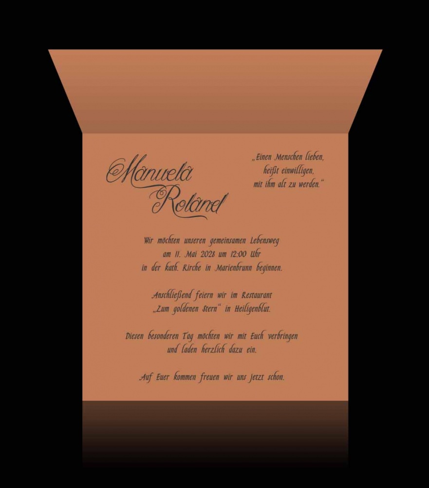 Hochzeitskarten E 2209