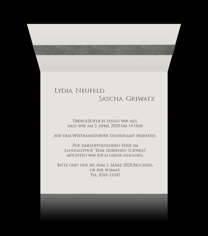 Hochzeitskarten F 0603