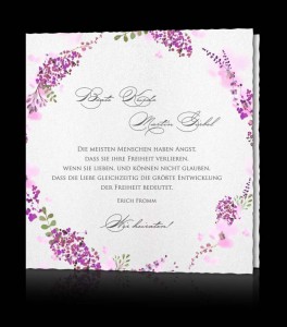 Hochzeitskarten B 2706