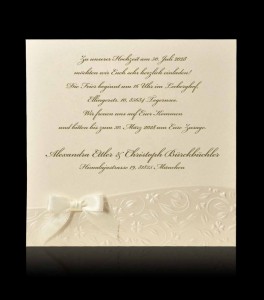 Hochzeitskarten B 7302